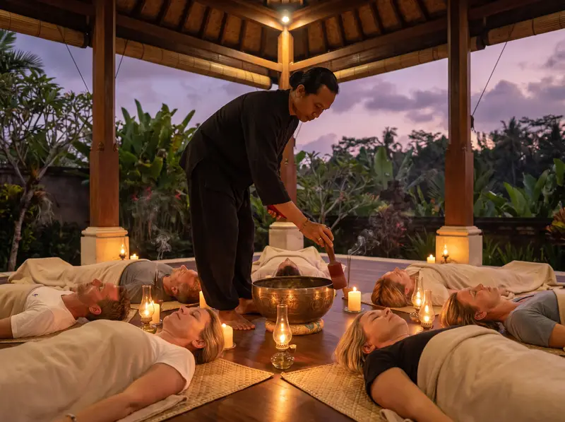 Sound healing after dark